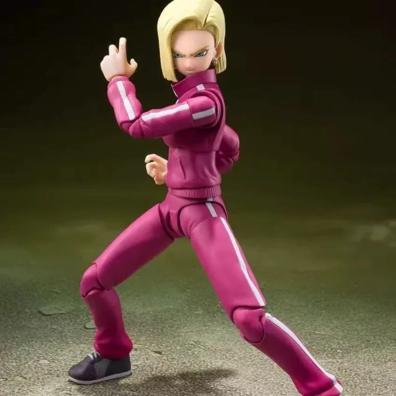 Bandai Genuine Soul Limited SHF Dragon Ball Super Android No. 18 Space Survival Chapter Movable Model Figure Gift view 3