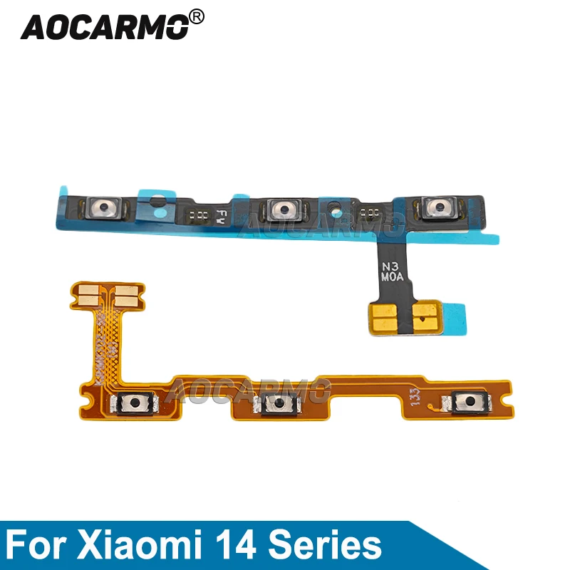 

Aocarmo для Xiaomi 14 14T Pro 13T 13 Pro 13Lite: Запасной гибкий кабель для кнопок включения/выключения и регулировки громкости