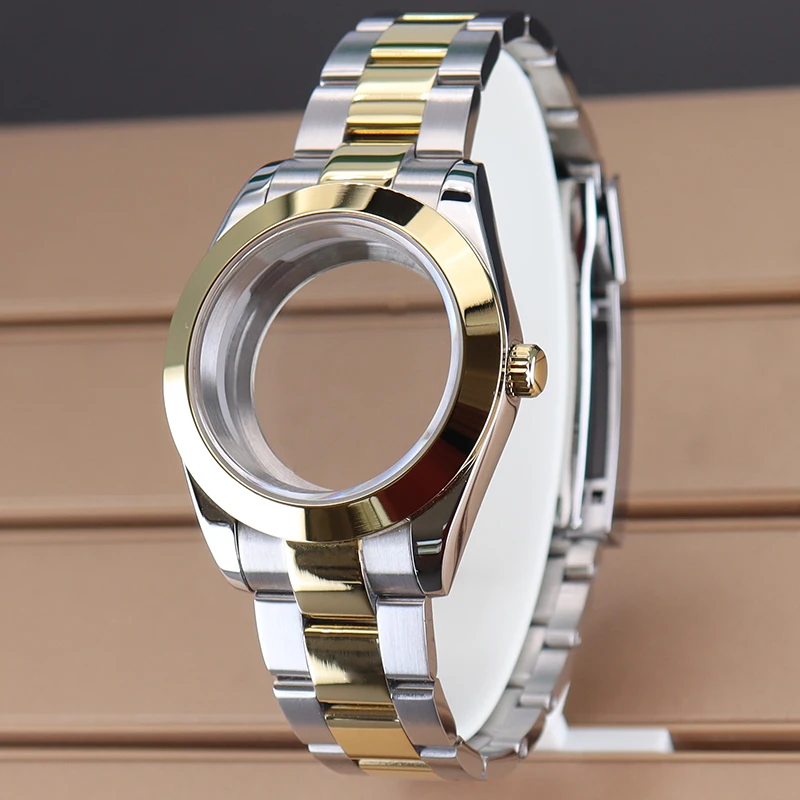 36mm 40mm Bevel Edge Watch Case Bracelet Fashion Waterproof For Seiko NH35 NH36 NH34/38 Miyota8215 Movement 28.5mm Dial Explorer