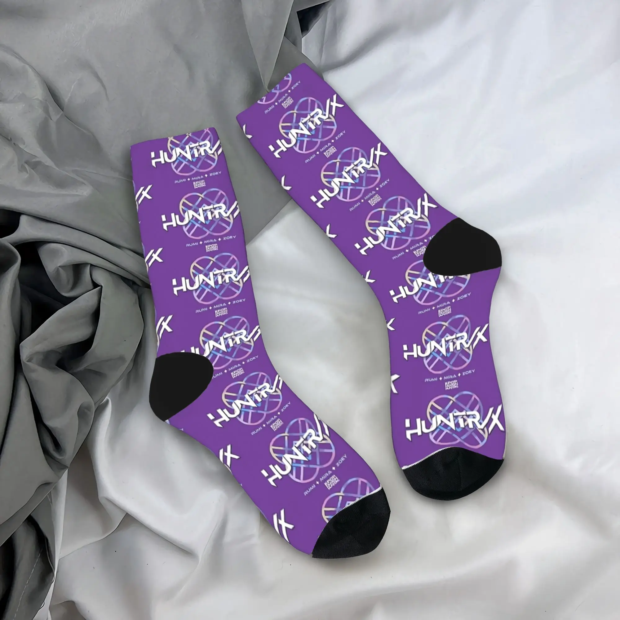 

KPop охотники на демонов, чулки с логотипом, мужские носки, дышащие забавные носки, осенние антибактериальные дизайнерские носки для скалолазания, подарок