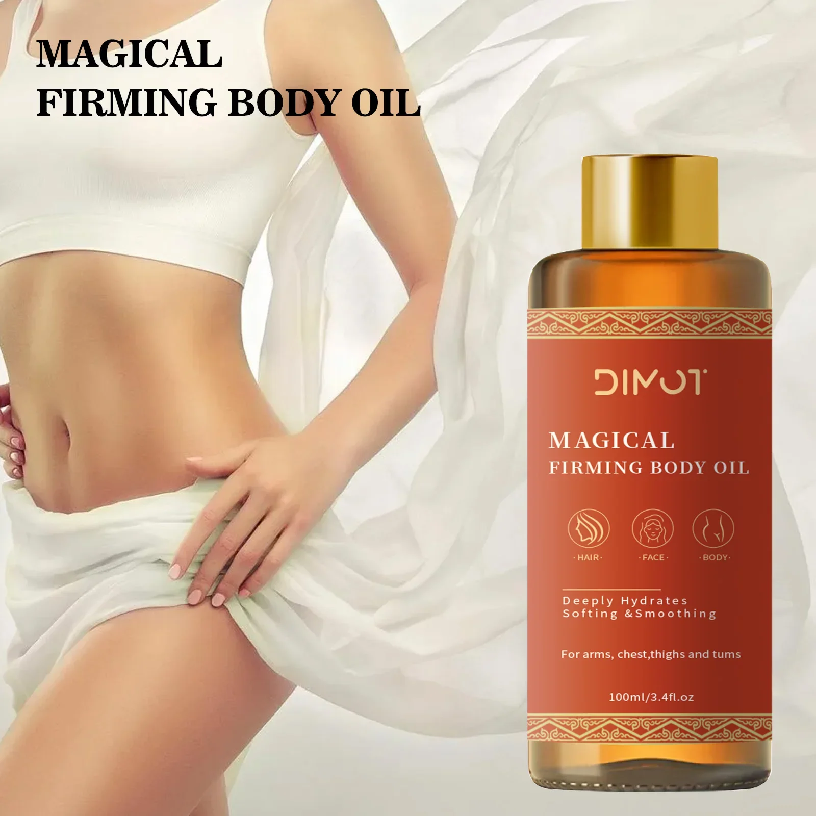 

Body Oil Magic Rejuvenating Thighs Moisturizing Dry SkinSoften Nourishing Repairing Deeply Luxury Tightening Firming ChestOil