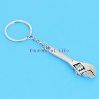 L1EE Metal Adjustable for Creative Tool Wrench Spanner for Key Chain Ring Keyring Zinc Alloy Hand Tool Bicycle Motorcycle Rep