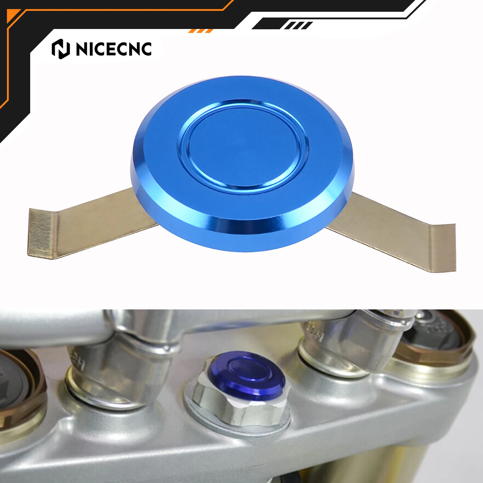 

NICECNC Steering Stem Cap Cover For Husqvarna TE250 2009-2013 WR125 2008-2013 SM250R 2009 For BMW Honda Yamaha Suzuki Kawasaki