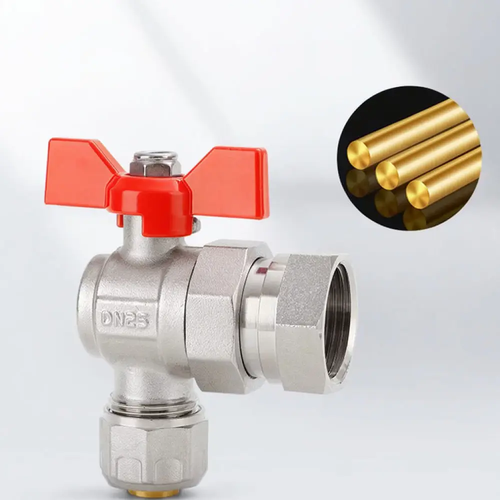 Heavy Duty Brass Filter Valve Plumbing Fitting For For Baizhan Radiant Floor Heating System Pipe Diverter Connector Adapter