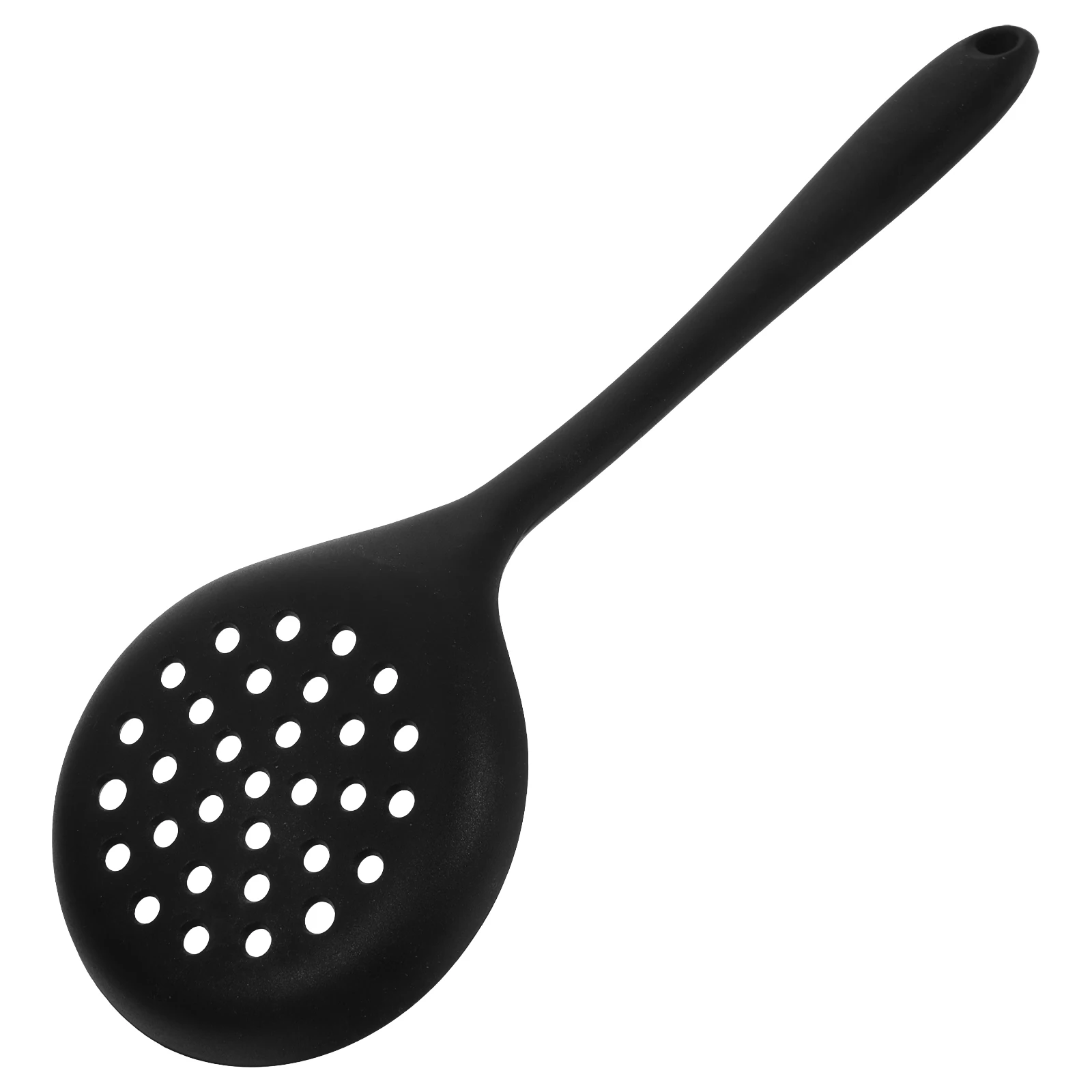 

Silicone Slotted Spoon 28.5Cm Heat Resistant Food Grade Kitchen Strainer For Vegetables Oil Drips Non-Scratch Cookware