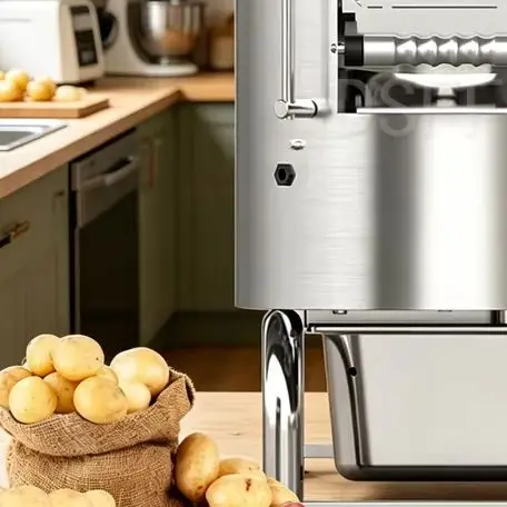 

Компактная бытовая эффективная машина для чистки картофеля - экономичная машина для очистки и мытья редиса и таро для кухни