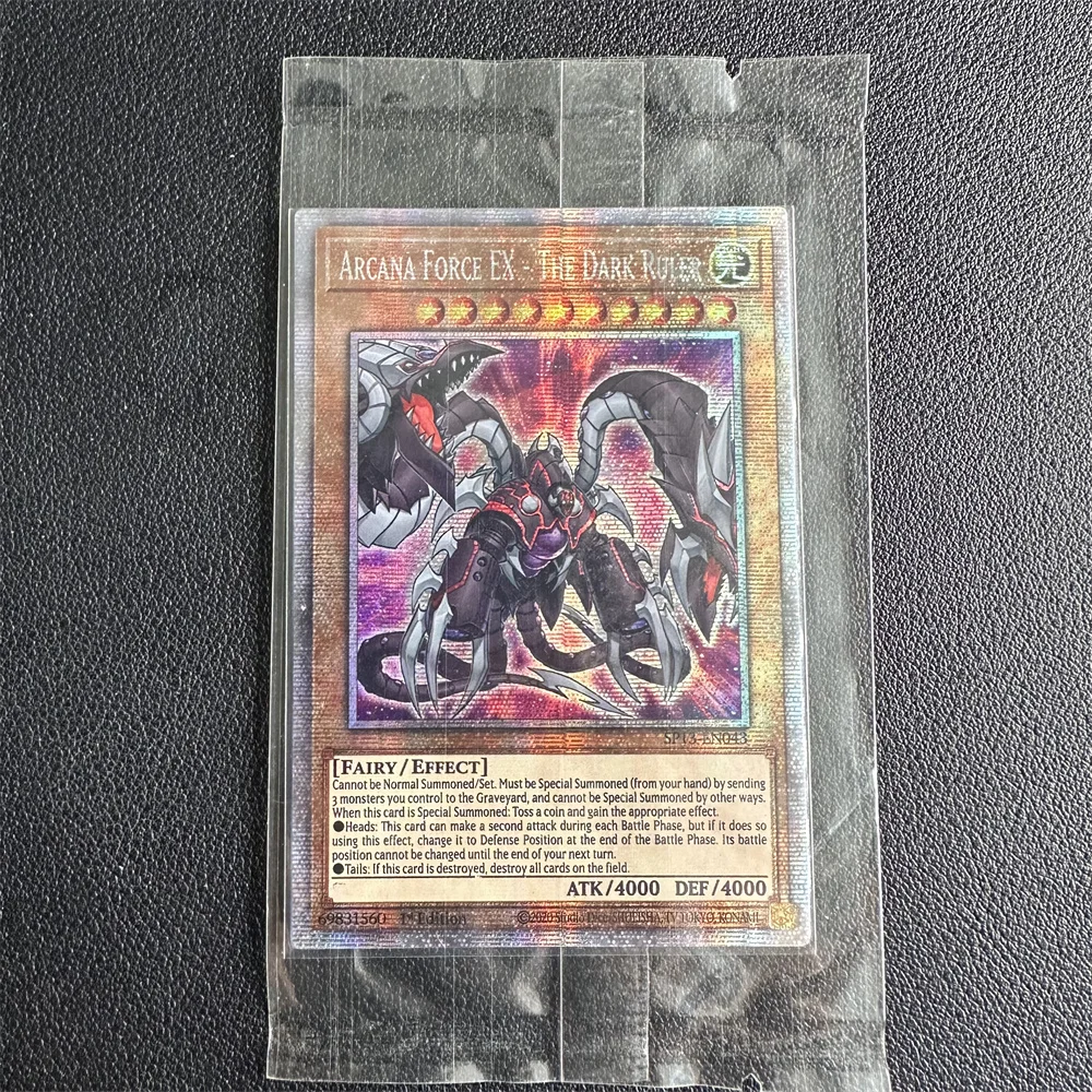 

Yu-Gi-Oh PSER SP13-EN043 /Arcana Force EX - The Dark Ruler Children's anime cartoon game card toys collection gift（Not Original）