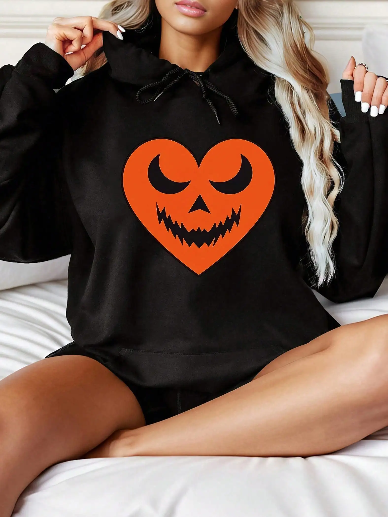 Top estampado de talla grande para hombre y mujer, holgado, informal, suave, cómodo y transpirable, sudadera con capucha holgada para deportes al aire libre