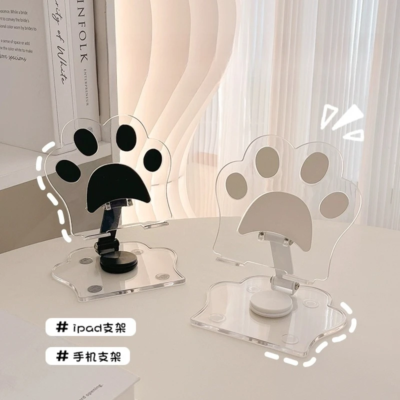 Phablet holder, aluminum alloy folding, suitable for iPad/mobile phone/tablet, non-slip and scratch-proof.