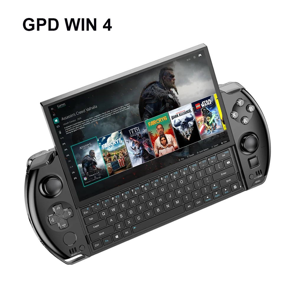 GPD WIN 4 Tablet GamePad portatile da 6 pollici AMD AI 9 HX 370 Mini PC 32 GB di RAM 1/2 TB M.2 2280 SSD Luci colorate Lettore di giochi