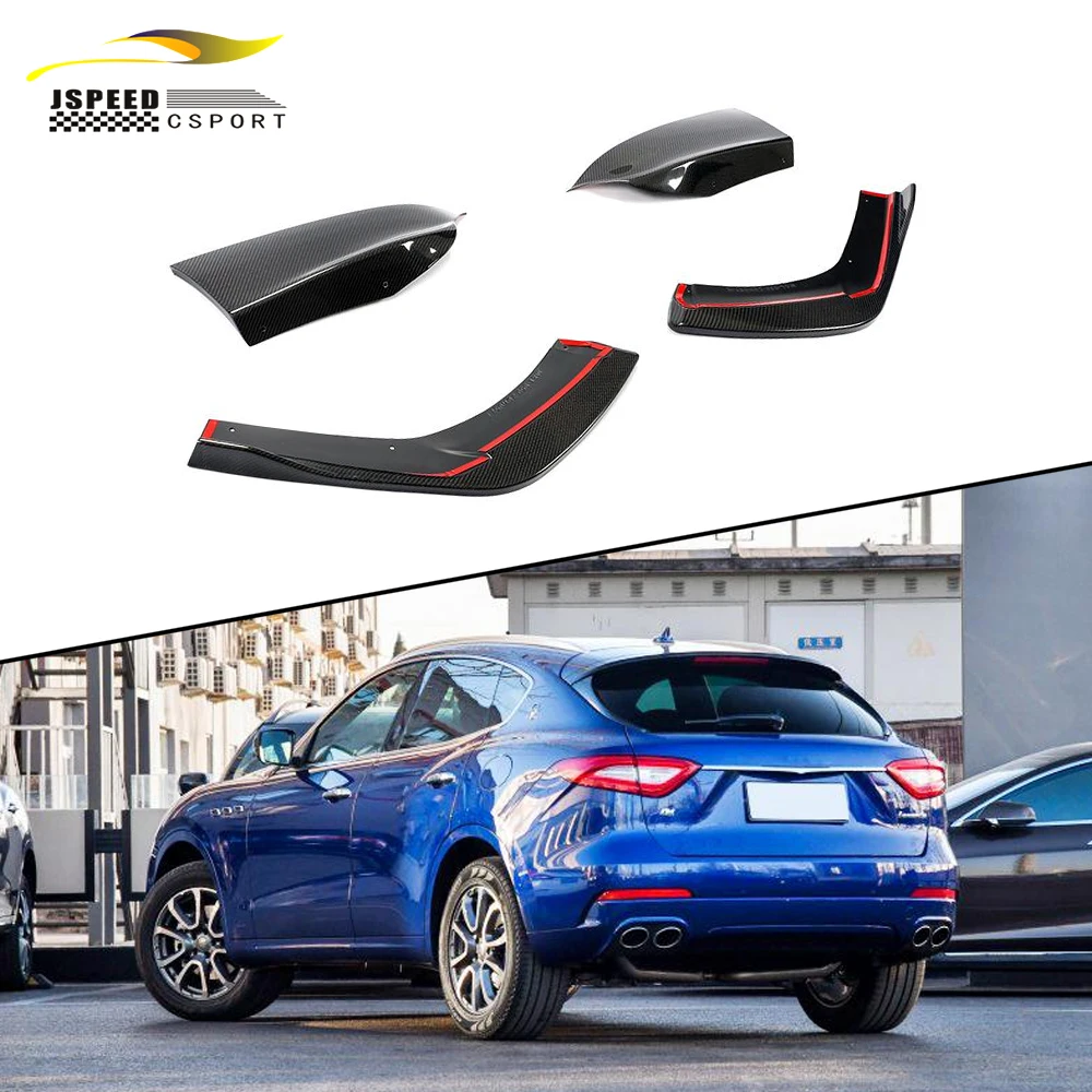 

Suitable for Maserati Levante SUV 4-door with carbon fiber rear bumper splitter 2016-2018