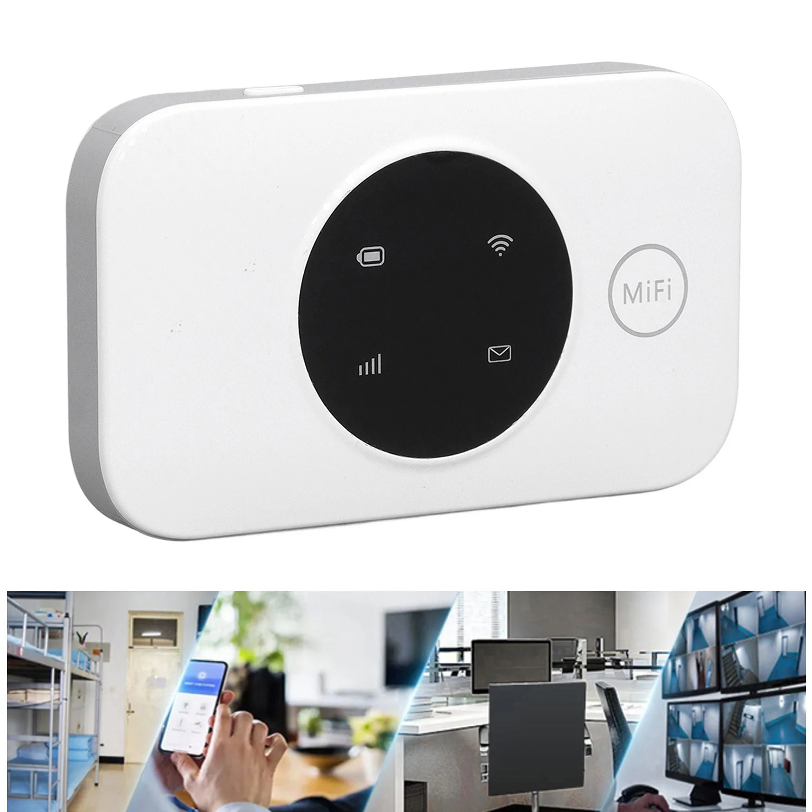 4G Mobile WiFi High Speed 300Mbps 3000MAh Battery Plug and Play Portable WiFi Router Wireless WiFi Router for Outdoor Camping