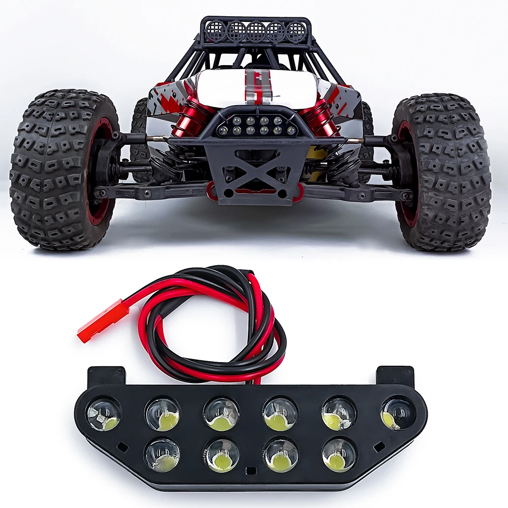 AXSPEED Front Rear LED Light Headlight Taillight Spotlight For 1/5 XL DBXL 1.0 4WD Desert Buggy RC Car Decoration DIY Part