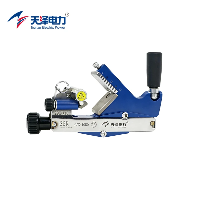 Industrial  ODM 10-35KV Medium Voltage XLPE Cable Stripping Tool Steel Handle Semiconductor Removal Preparation