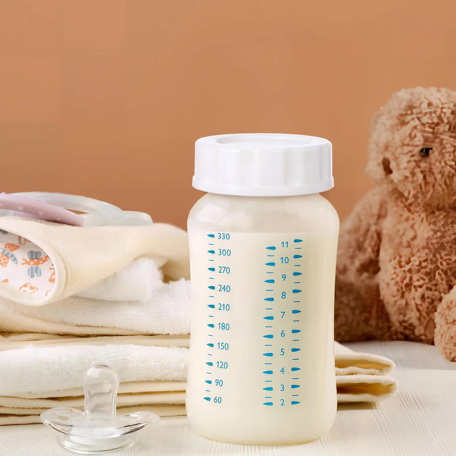 

8 шт. сменных крышек для детских бутылочек с широким горлышком, совместимых с посудомоечной машиной, для ухода за младенцами