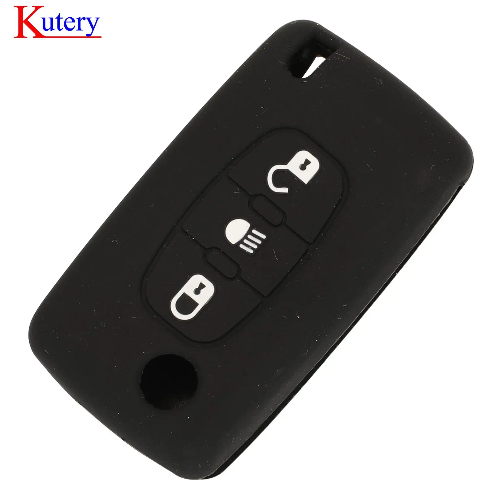 jingyuqin 3 Button Smart Remote Color Rubber Silicone Car Key Cover Auto Case For Citroen C4 C6 C4 Picasso C5 Protector Replace