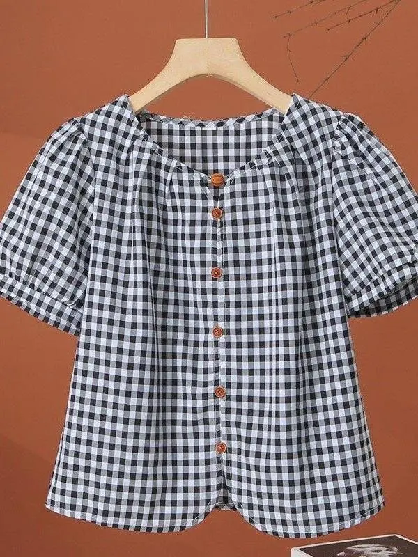camisa-de-algodao-xadrez-nova-de-verao-antienvelhecimento-leve-elegante-com-bolso-quadrado-moderno-e-lenco-de-bolso-curto