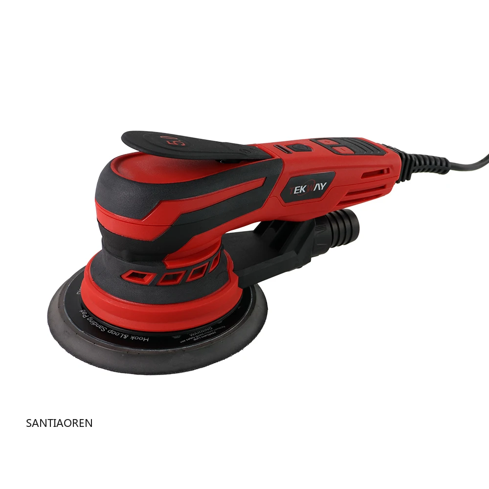 

2025Electric Random Orbital Sander 150mm 350W With Variable Speed Dust Extraction for Wood and Auto Surface Finishing