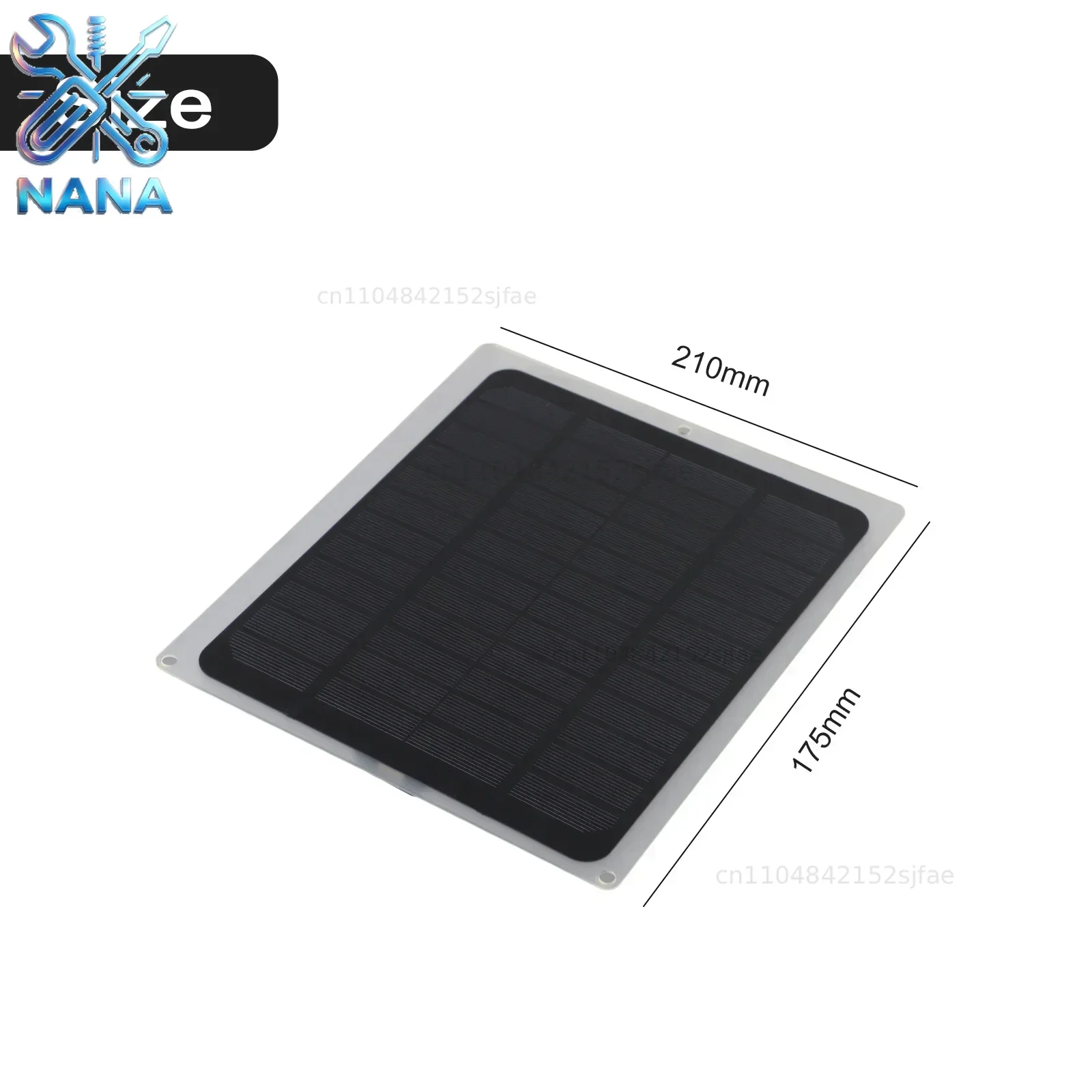 1 Set 20W Solar Panel 12V Trickle Charger Maintainer Boat Car RV Battery Charger Kit 210*175MM Solar Panel 14V DC And USB 5.2V