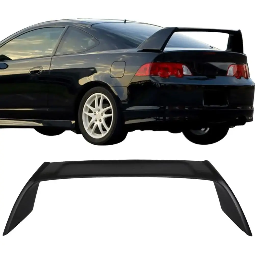 

, Trunk Spoiler Compatible with 2002-2006 Acura RSX DC5, Type R TR Style Unpainted Black ABS Plastic Rear Trunk Lid Spoiler Wing
