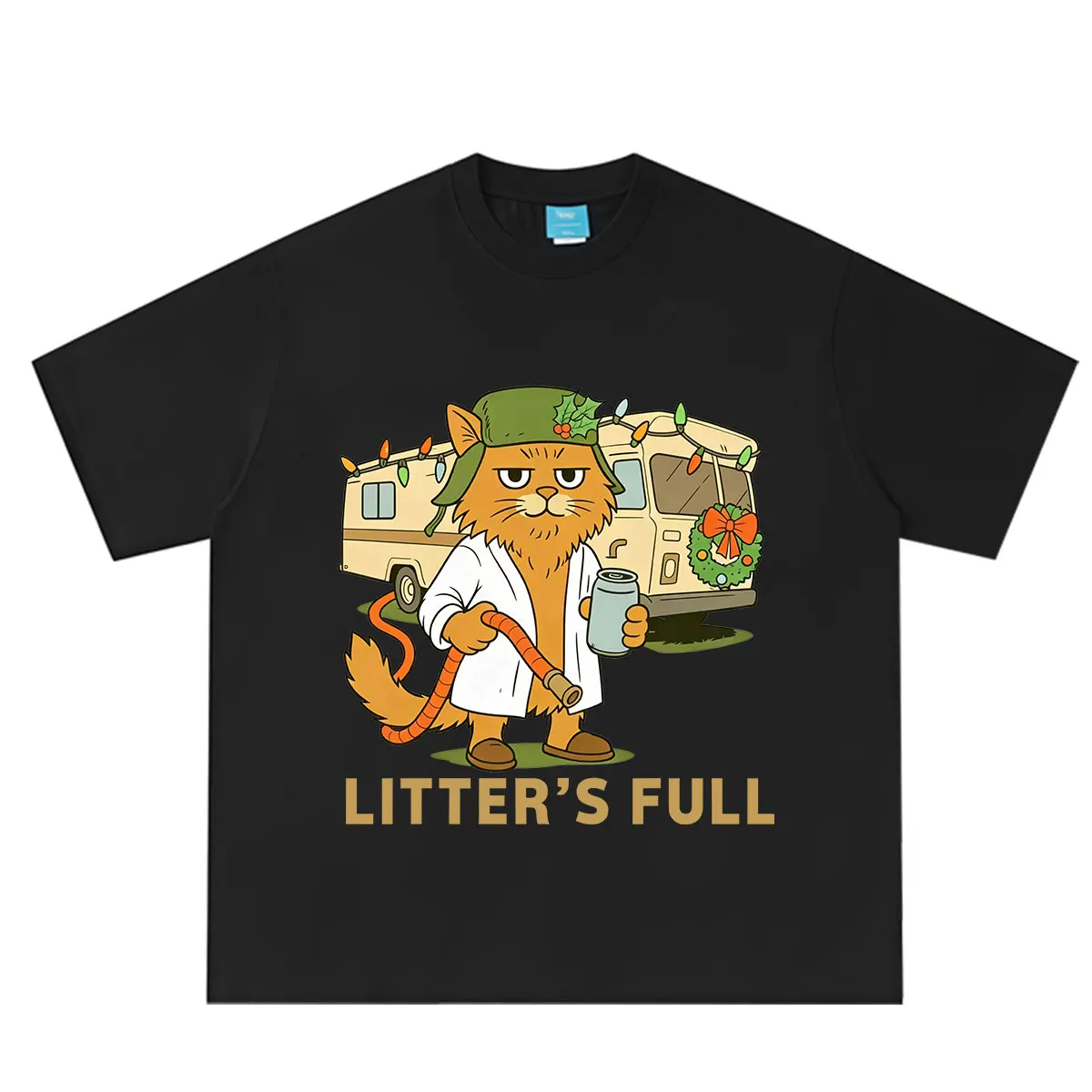 Litter S FullFunny Cat Meme T Shirt Women Aesthetic Trend T-shirt Summer Short Sleeve Loose Casual Cotton High Quality T-shirts