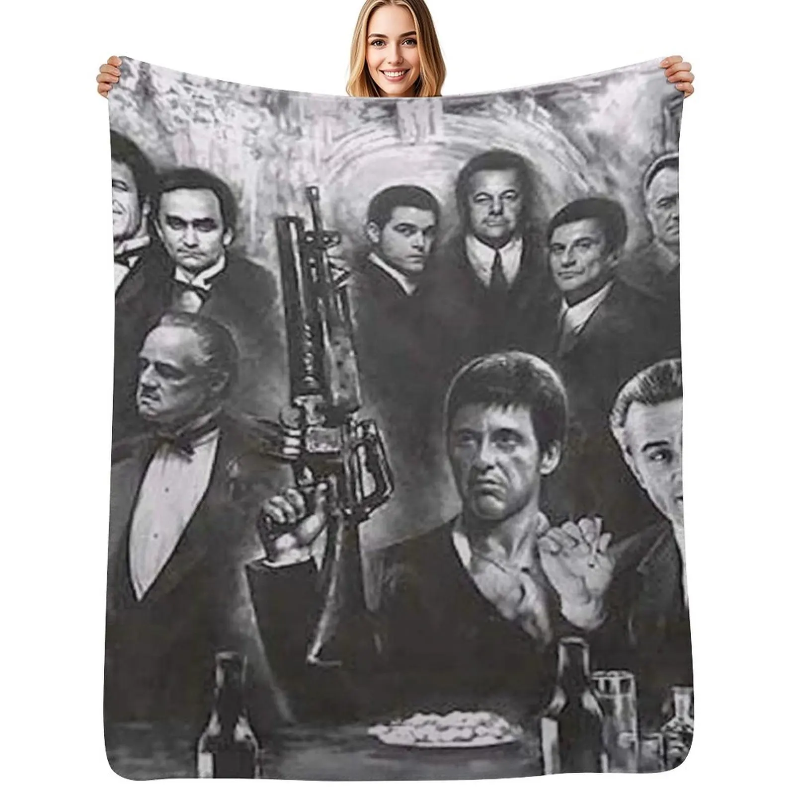 good mafia gangstet Throw Blanket Luxury Brand halloween Decorative Throw Sleeping Bag Weighted Heavy Blankets