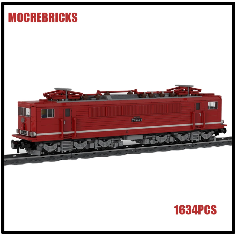 New Ideas Series Freight And Passenger Electric Locomotive MOC Building Blocks Assembly Model Sets Educational Puzzle Kid's Toys