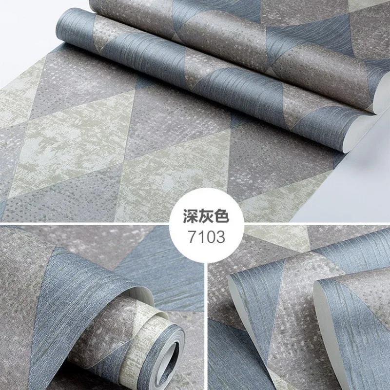 Retro Diamond Check Wallpaper Geometric Rhombus Wall Paper for Bedroom Sofa Wall Apartment Home Decor Papel De Parede