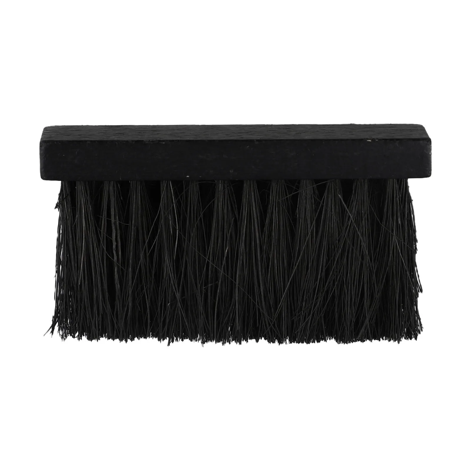 Fire Hearth Fireplace Tool Brush Fireside Hair Length 6.5cm Handle Oblong Wooden 13.5*3.5*8cm Black Brush Head