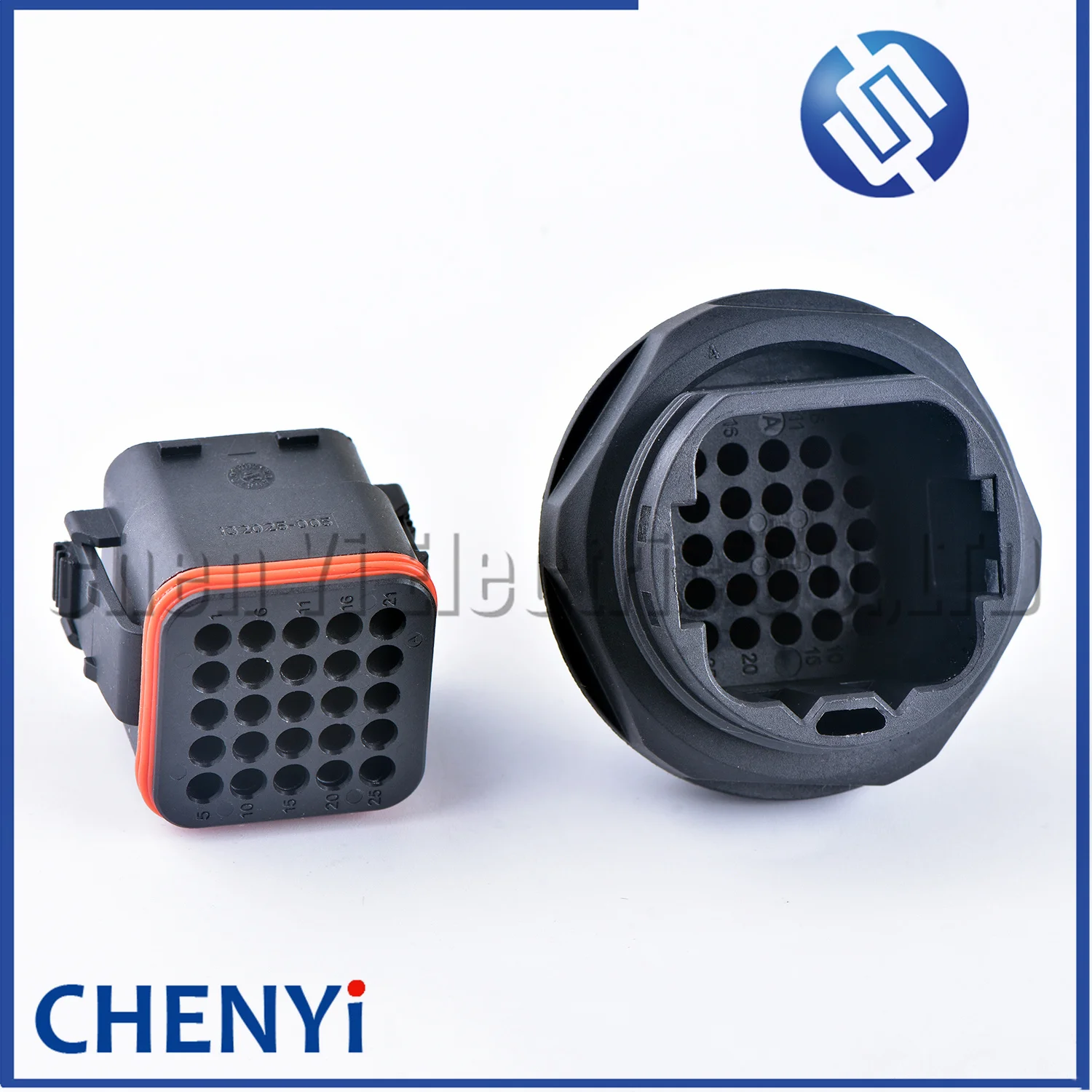 Conector de automóvil impermeable tipo CTB macho hembra de 25 pines enchufe de arnés de cables electrónico 132025-005 132025-004