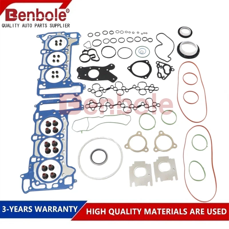 

EA839 Engine Cylinder Head Valve Cover Gaskets Seals Set Kit 06M103148H/G,06M103149H/G,For Porsche Cayenne Macan Panamera 3.0T