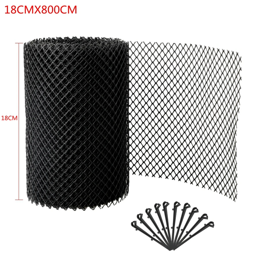 Drain Cover Mesh Reduce Overflow Drain Cover Mesh Protective Clogging-Proof Plastic Gutter Guard Mesh Protector For Garden