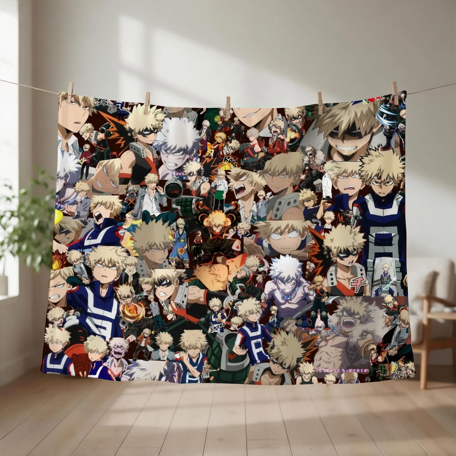 do you truly love bakugou katsuki Throw Blanket couch cozy soft plush fuzzy picnic outdoor blanket