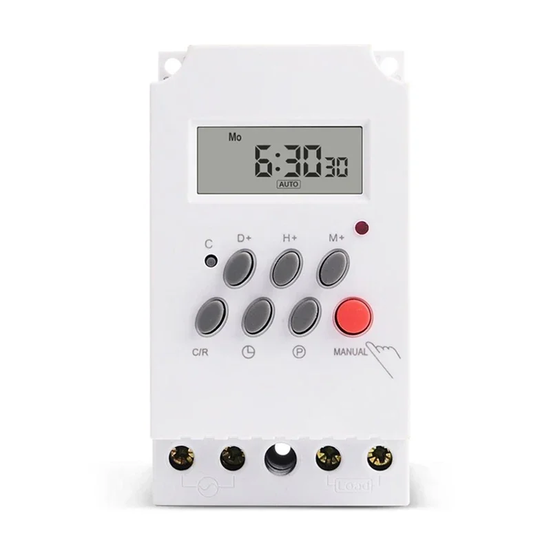 Digital Timer Switch KG316T-II 12V 24V 110V 220V 7 Days Programmable 24hrs Time Relay Output Load High Power 30A