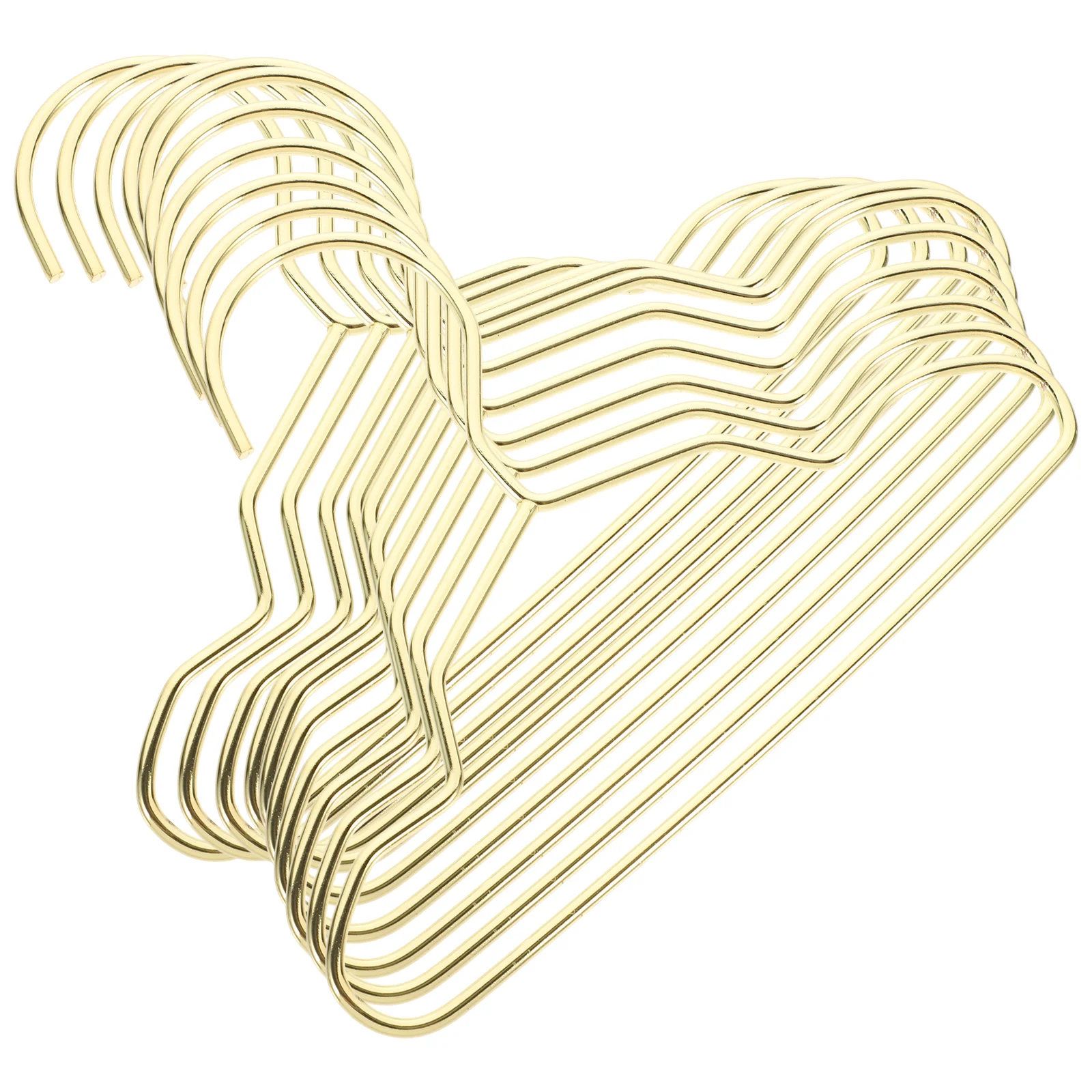 

10 Pcs Pet Hanger Metal Dog Clothes Hangers Mini Golden Retriever Small Cat Lightweight Portable Windproof Anti Slip