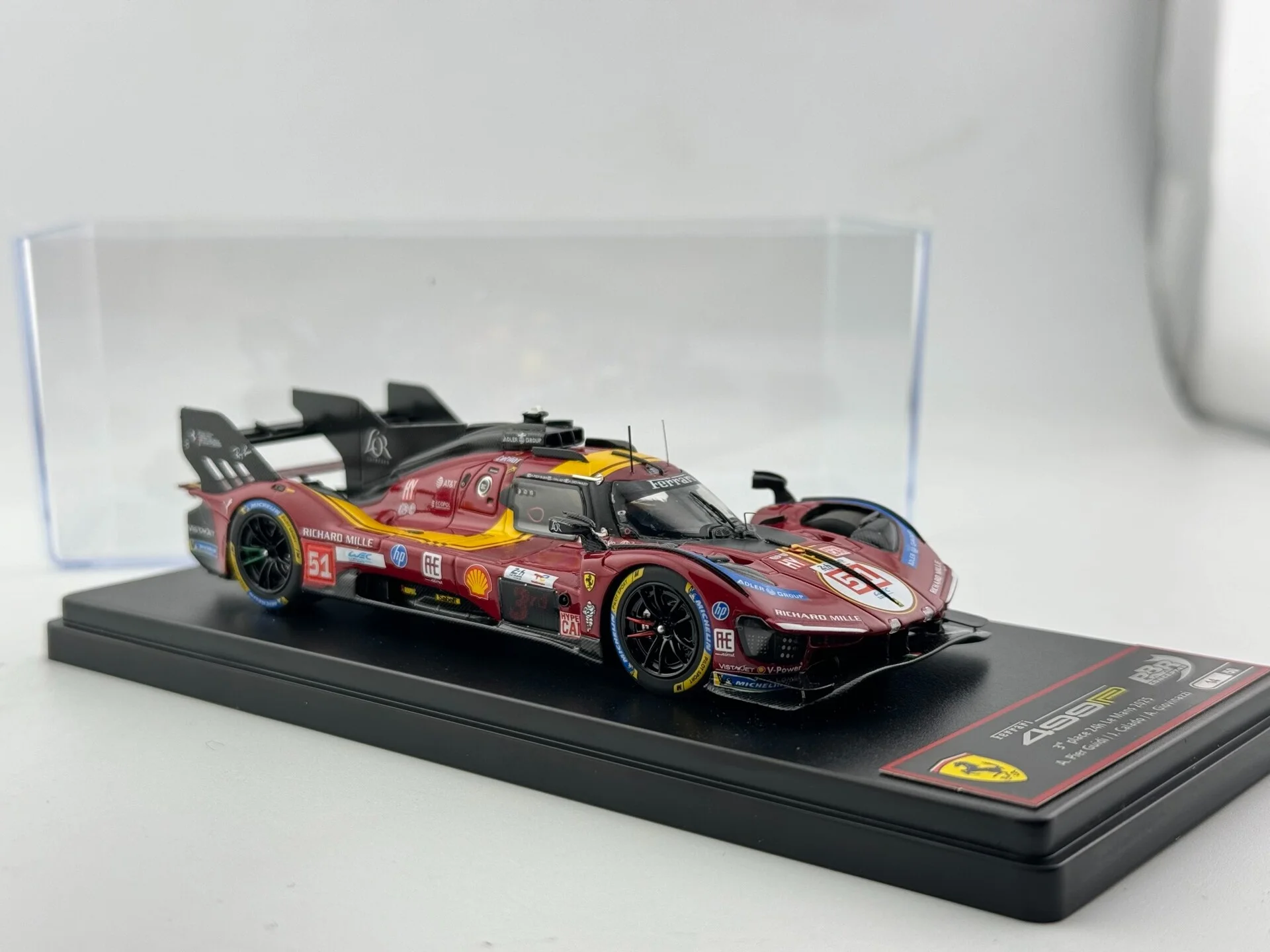 No Color Box Diecast BBR 1/43 Scale 499P Car Model