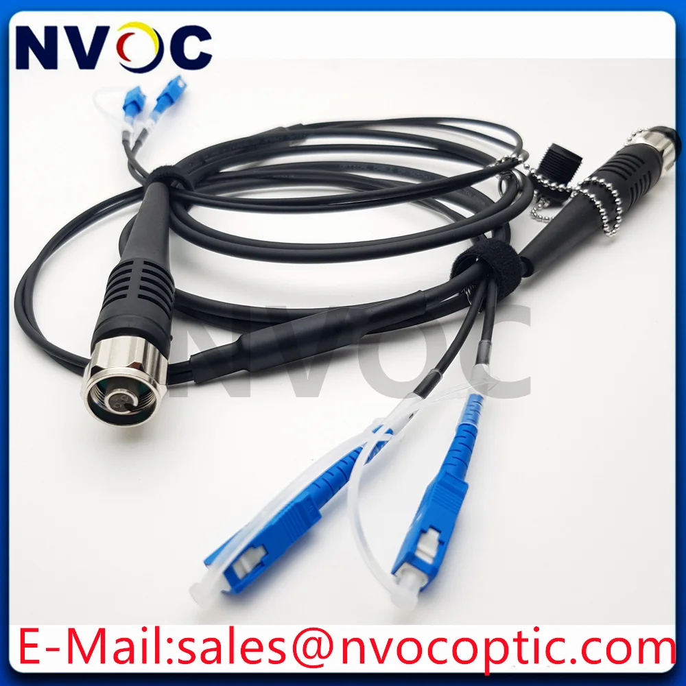 2c-odc-round-male-to-sc-fc-st-lc-upc-1m-15m-2m-fiber-jumper-g657a1-45mm-black-tpu-jacket-05m-from-plug-to-connector