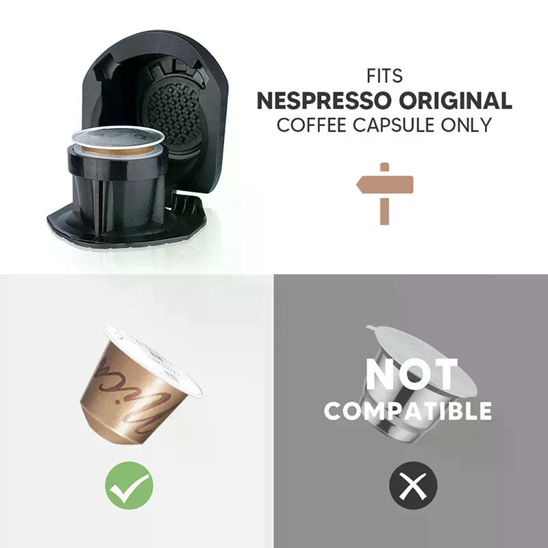 Reusable Coffee Capsule Adapter for Dolce Gusto Genio S Crema Pod Grinder