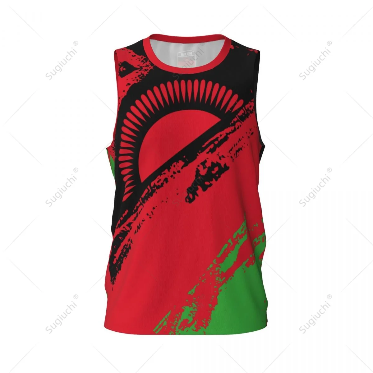 Men Basketball Sports Malawi Flag Running Fitness Multifunction Jersey Sleeveless shirt Custom Name Nunber Exclusive