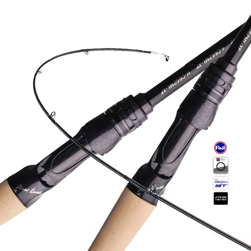 

Alpha New Arrival SUPERLUR High Carbon Ultra Light Spinning Fishing Rod