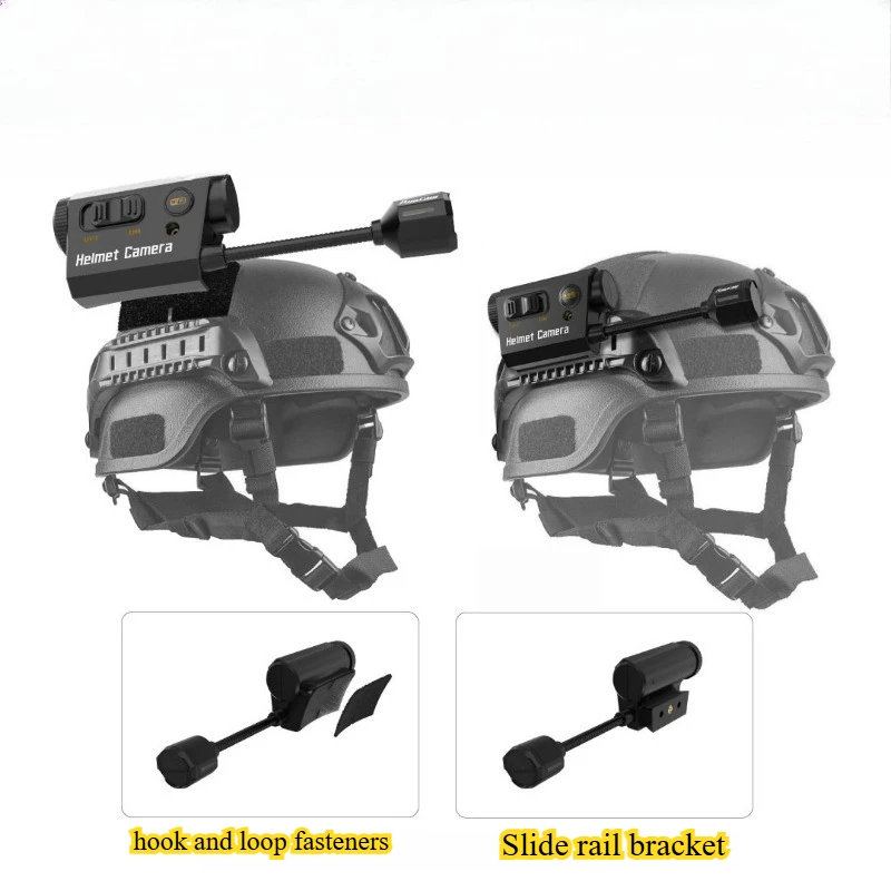 Helmet Camera - Head-mounted Recorder. Camera. Long Battery Life. Built-in WIFI. 90-degree Angle. 64G Memory Card Included.