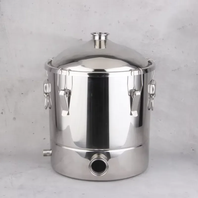 Commercial 45 Gallon 50L Wine Fermenter Barrel Distiller Stainless Steel Home Brewing Equipment Alcohol Still Kit