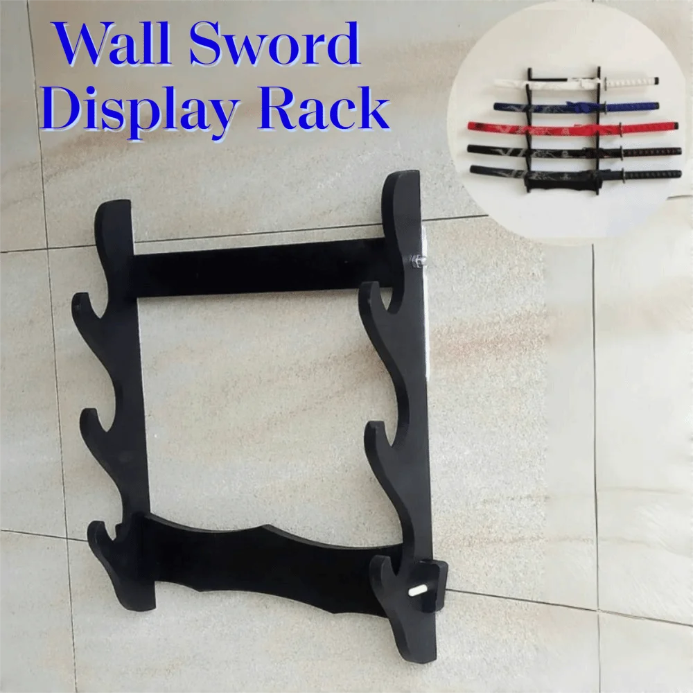 1/2/3-Layer Design Wall Lightsaber Hangers Wall Mounted Decorative Hanging Flute Bracket Holder Easy To Install Space Saving
