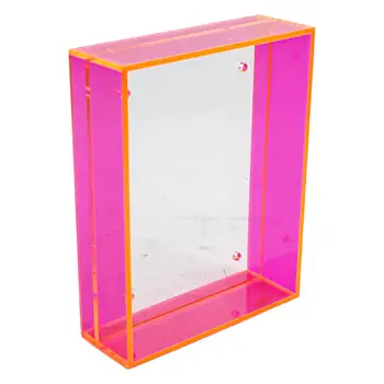 1ks akrylový průhledný fotorámeček, DIY rámeček, průhledný plakát, závěsný nástěnný dekor, barevný fotorámeček bez fotografie 12 nejlepší prodej mini fotorámečky - №1