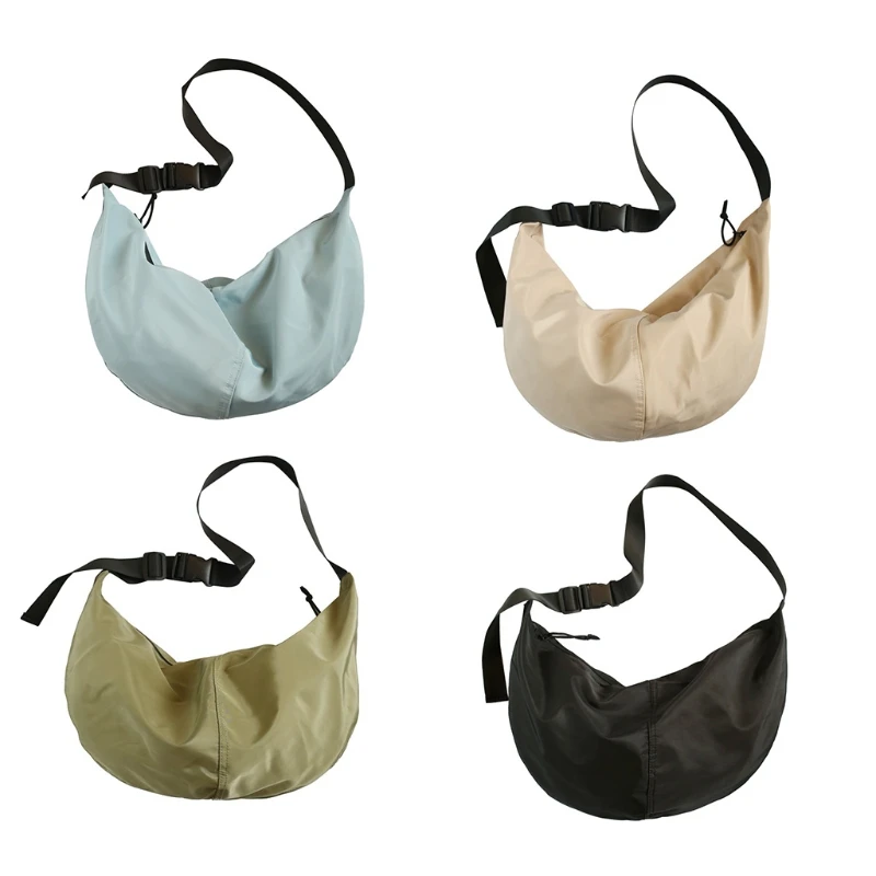 

Nylon Bags Dumpling Shaped Handbags Fashion Unisex Shoulder Bag