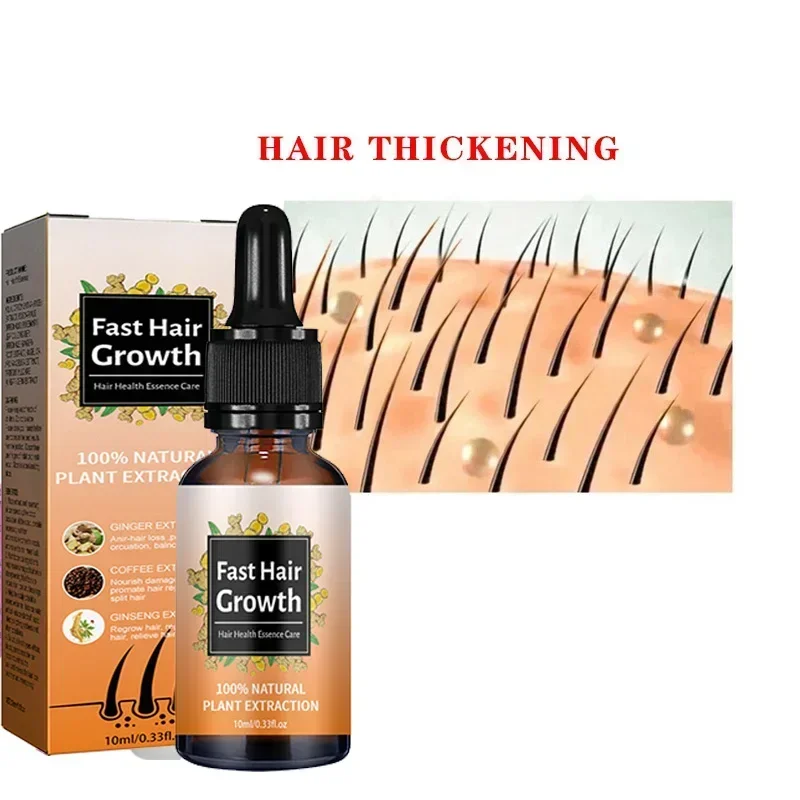 

Hair Growth Serum Oil Dense Regrowth Hair Care Repair Liquid Essential Anti Loss for Women Men Hair Care