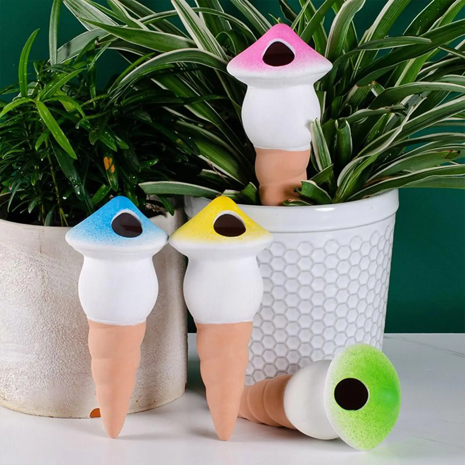 

Self Watering Spikes Watering Spikes For Outdoor Plants 4 Piece Hydration Stakes Slow Release Automatic System Device For Indoor