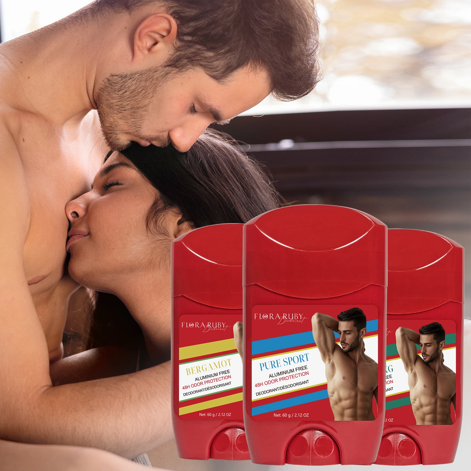 Männer Sandelholz Deodorant Stick Schwitzen Halten Trocknen Anhaltenden Duft Entfernen Achselhöhle Geruch Unterarm Erfrischen Sticks Erfrischen 5Pcs