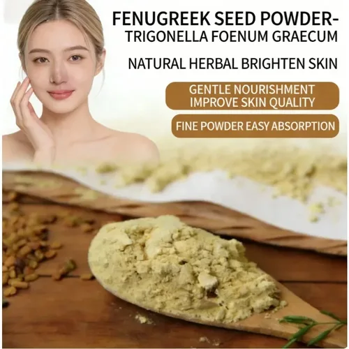 Imagen 2 del producto Polvo de Semillas de Fenogreco - Hierba Natural para la Digestión, el Crecimiento del Cabello y el Cuidado de la Piel