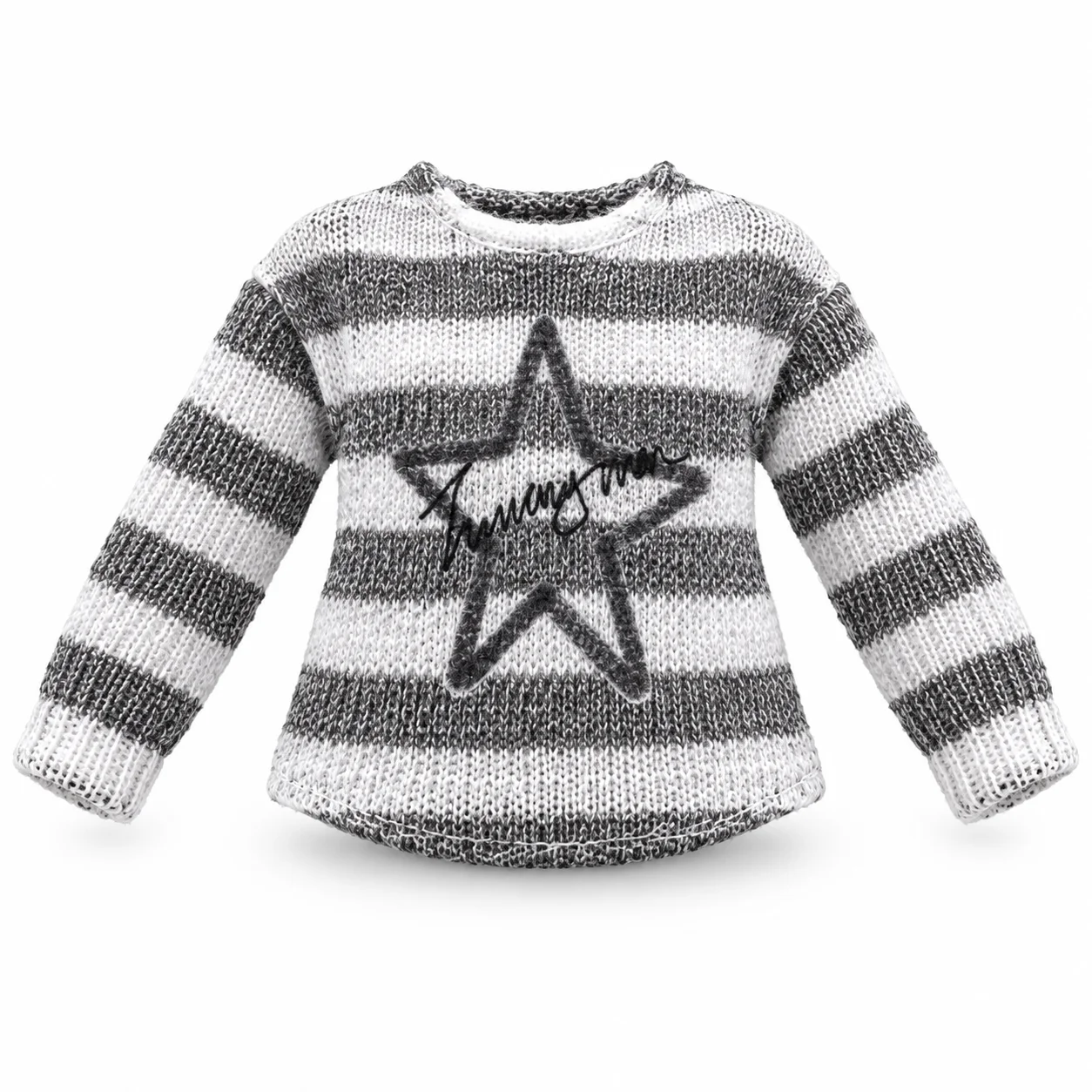 Special Six-Point Ob24 Baby Clothes, One-Shoulder Striped Knitted Star Top, Xiaobu Azone Mi Tian Si Baby Clothes